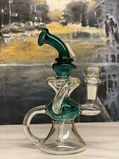 9'' Hookah Water Pipe Recycler Premium Bong Glass Bubbler US Made picture