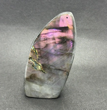 Natural Purple Labradorite Crystal Freeform Mineral Double Flash Healing 272g picture