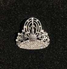 Miss Universe Classic Crown Brooch Pin With Rhinestones￼ picture