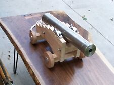 stainless 1841 civil war 6 pounder   10ga signal cannon on carriage picture