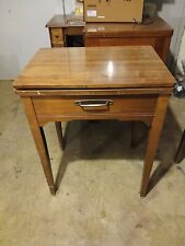 vintage singer sewing machine table picture