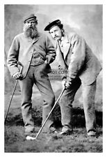 PIONEER GOLFER OLD AND YOUNG TOM MORRIS 4X6 PHOTO picture