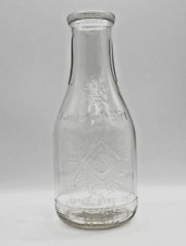 Vintage Duraglas TREQ Milk Bottle H L Stone Dairy Farm Waltham MA Est 1872 picture