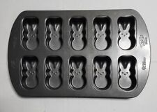 Wilton Peeps Brand Bunny Shaped Cookie Pan Mold- 10 Cavity Non Stick Easter picture