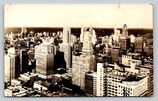 c1932 RPPC Chicago Skyscrapers 'Bell Telephone Building' VINTAGE Postcard picture