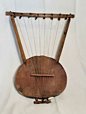 East African Bowl Lyre Stringed Instrument Antique picture