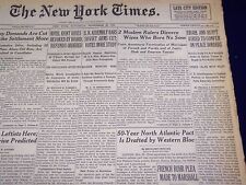 1948 NOVEMBER 20 NEW YORK TIMES - ISRAEL AND EGYPT CONFER - NT 2915 picture
