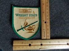 Vintage Wright State University (Ohio) ROTC Shield Patch Sew-On picture