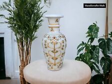Marble Decorative Flower Vase Pot Home Decor Accent Article Housewarming Wedding picture