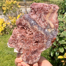1.74LB  Rare special cube chocolate calcite quartz crystal healing specimen picture