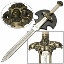 Medieval Renaissance Barbarian Antiquated Barbarian Sword Wall Mount Included picture