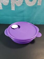 Tupperware Crystalwave Microwave Divided Dish 825ml/ 3.25 cup Purple New picture