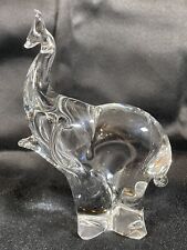 ENERYDA CRYSTAL By ENERYDA Sweden Small 6.5”  Crystal Glass Elephant Figurine picture