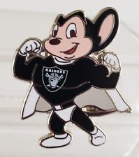 NFL LAS VEGAS RAIDERS MIGHTY MOUSE PIN-GREAT GIFT IDEA-FREE SHIPPING picture