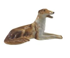 Vintage Royal Dux Russian Borzoi Wolfhound Dog Figurine Czech Authentic picture