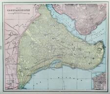 Vintage 1900 CONSTANTINOPLE Map 14