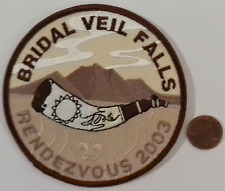 MERGED BSA UTAH NATIONAL PARKS OA 528 535 520 2003 BRIDAL VEIL FALLS PATCH picture