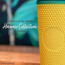 Starbucks Hawaii Edition 2020 Venti Pineapple Cup Tumbler Matte Studded 24oz  picture
