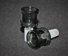14mm SMOKED GLASS SPOOL ii Glass Slide Bowl THICK Tobacco Slide Bowl 14 mm male picture