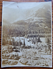 Original R.E. Marble Antique 1917 Photograph Native American Indian Camp Montana picture