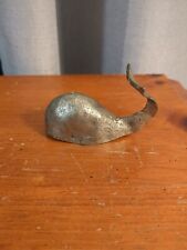 Vintage Pewter Whale Bell Signed W. Gerard Pewter Bell 4