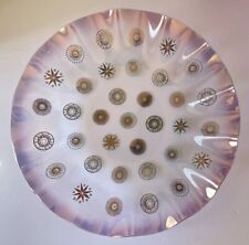 VTG Mid Century Sinclair Thorpe Glama Glass Serving Bowl Plate Atomic Starburst picture