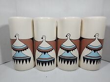 4 Vintage Yankee Doodle Dandee Ceramic Eagle Hanging Light Lampshade Thunderbird picture