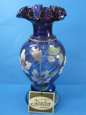 Fenton Mulberry 50th Anniversary Bill Fenton Chairman Board Vase Artist Signed picture