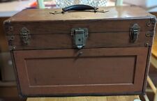 Gorgeous Vintage H. Gerstner & Son Oak Wood 7 Drawer Machinist Tool Chest  Box picture
