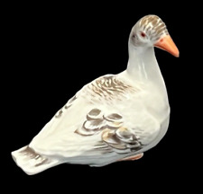 Meissen Miniature Mini Porcelain Goose Duck Figurine picture