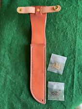 Ka-Bar & MK2 oiled Leather Sheath W/Staples and Rivets  Fighting Knives  picture