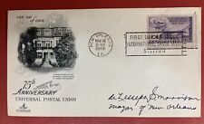 deLesseps Morrison,New Orleans Mayor, Autograph on Scott #C42 First Day Cover picture