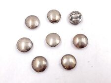 Sterling Silver 8Pcs. Button Covers picture