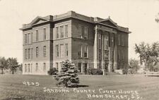 RPPC  Court House Sanborn County Woonsocket SD Real Photo P383 picture