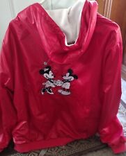 Reversible Mickey And Minnie Windbreaker Bradford Exchange Xl picture