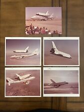 Lot Of 5 Vintage NASA Kodak Photos - Enterprise Space Shuttle picture