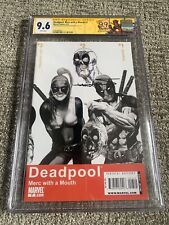 Deadpool Merc with a Mouth 7 Signed Sketch Remark Arthur Suydam CGC 9.6 🥷 picture