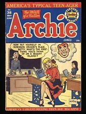 Archie Comics #38 VG/FN 5.0 Room and Bored Bob Montana Cover Bill Vigoda Art picture