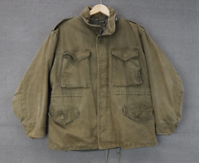 Vintage US Army Cold Weather Green Field Jacket Coat Military Size XL picture