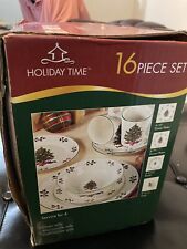 Rare Holiday Time 16 pieces for 4, factory sealed picture