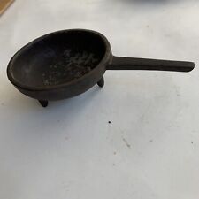 3-Footed B &H 3” Minature Cast Iron Frying Pot With Legs picture