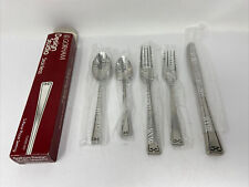 Gorham CLASSIC KEY Flatware 5-Piece Place Setting New in Box Forks Spoons Knife picture