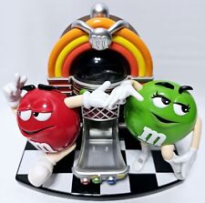 Vintage Mars M&M Juke Box Candy Dispenser Rock And Roll Cafe Green & Red  picture