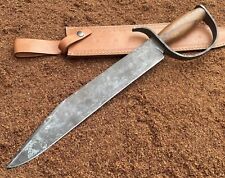 Hand Forged Custom Made Confederate Civil War D Guard Bowie Knife picture