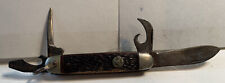 Super Old Vintage Early ULSTER 4” U.S.A. Multi-Tool Camp or Scout Knife 4 Blade picture