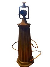 Antique Signed Bradley & Hubbard Lamp Base Only  Art Nouveau Electrical Restored picture