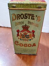 Antique Advertising Tin, Droste’s Dutch Process Cocoa, 8 Oz.  Made In Holland picture