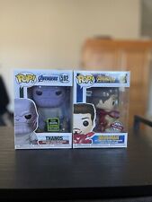 Two (2) New Avengers Funko Pops - Thanos #592 and Iron Man #304 picture