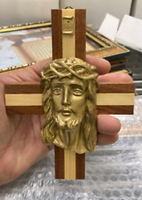 EXTRAORDINARY Wood Wall Cross, Solid Wood, Made in Italy picture