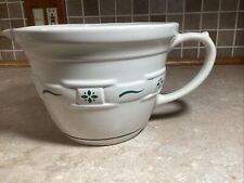 Longaberger Classic Green Woven Traditions Green 2 Qt Mixing Batter Bowl Pitcher picture